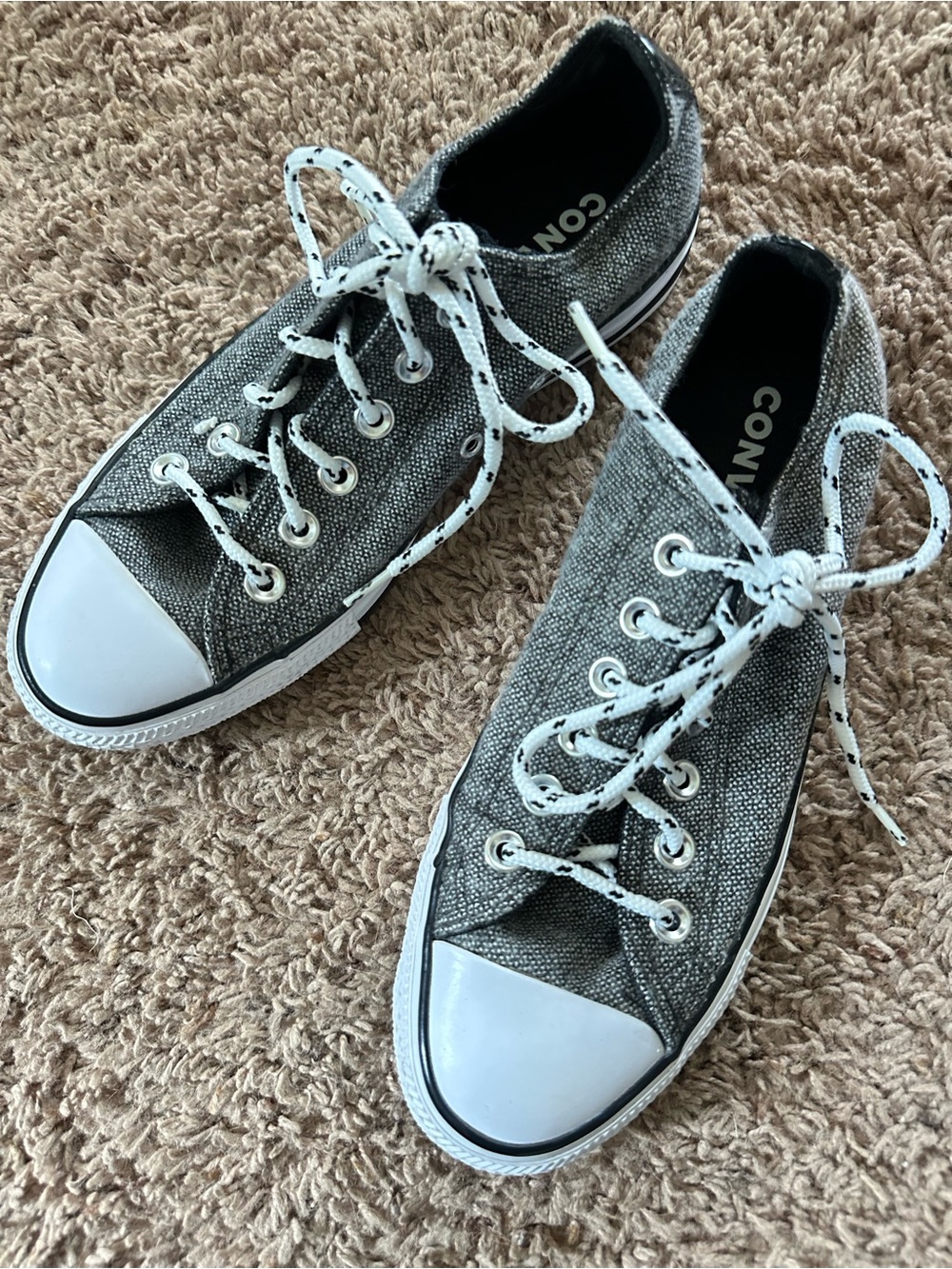 Converse Tweed Double Tongue Sneakers 7